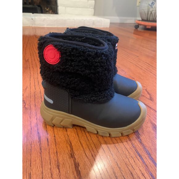 Hunter Intrepid Strap Boucle Snow Boot | Black | UK 10/ US 11 - Picture 5 of 11